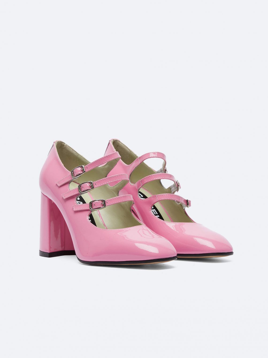 KEEL pink patent leather Mary Janes | Carel Paris Shoes