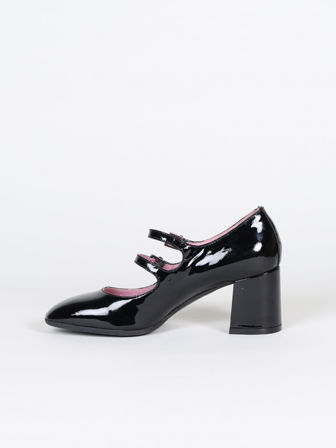 ALICE black patent leather Mary Janes Carel Paris Shoes