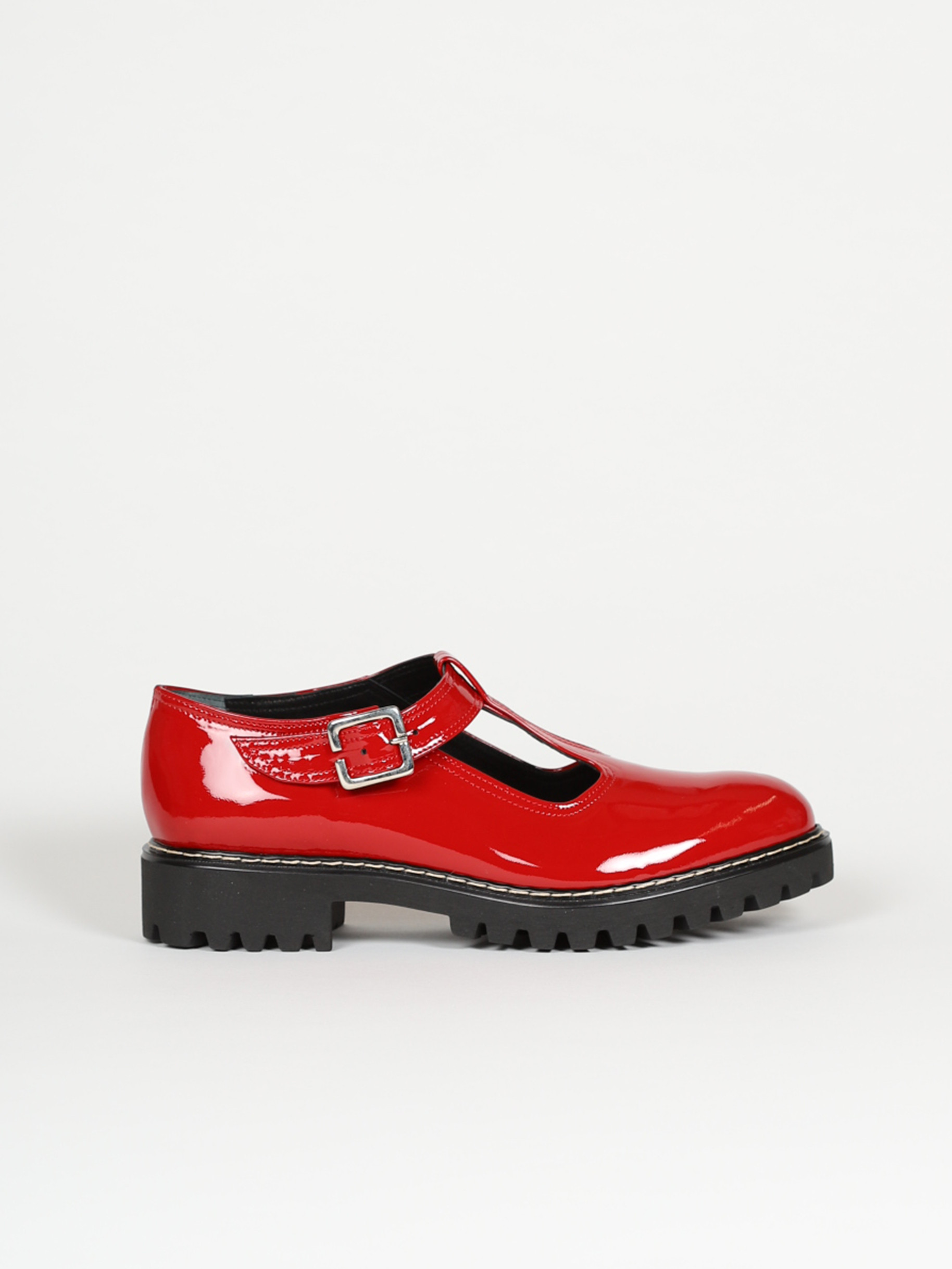 red patent leather mary jane shoes